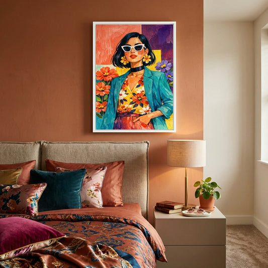 Kamer: Slaapkamer luxe · Witte baklijst