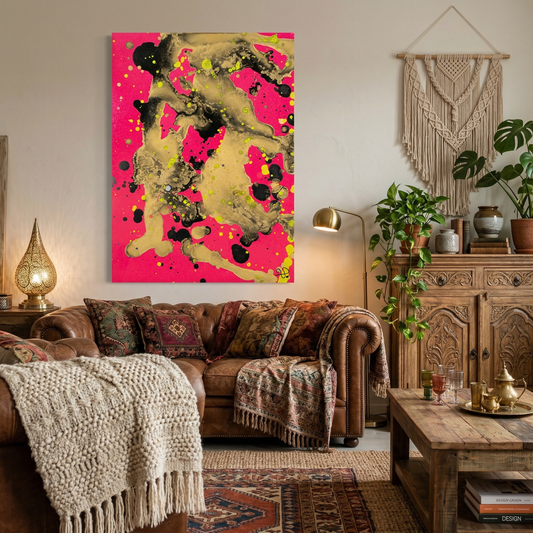 Kamer: Woonkamer bohemian · Geen lijst