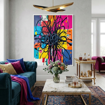 Kamer: Woonkamer luxe · Witte baklijst