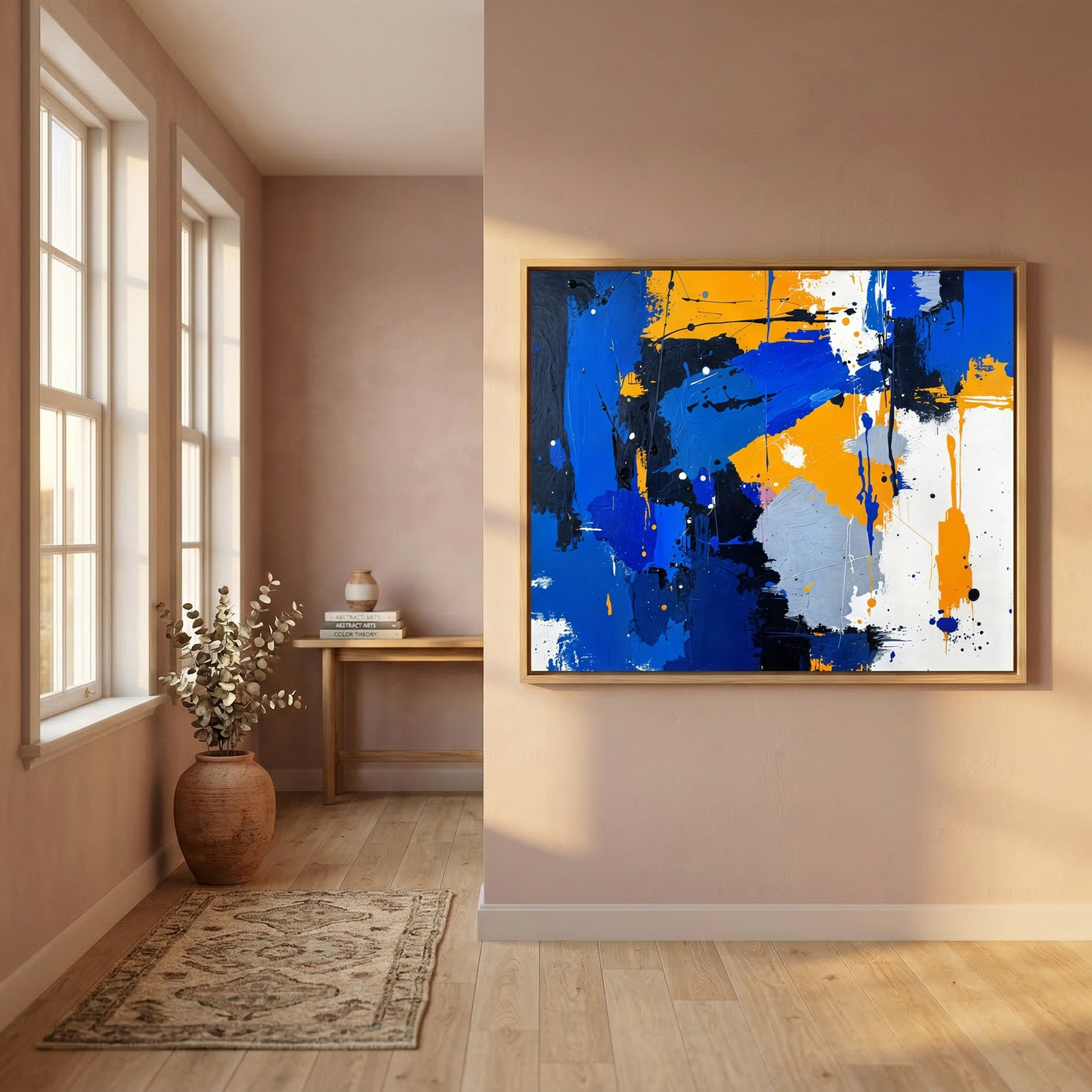 Kamer: Gang · Houtkleurige baklijst