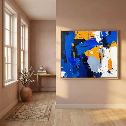Kamer: Gang · Houtkleurige baklijst