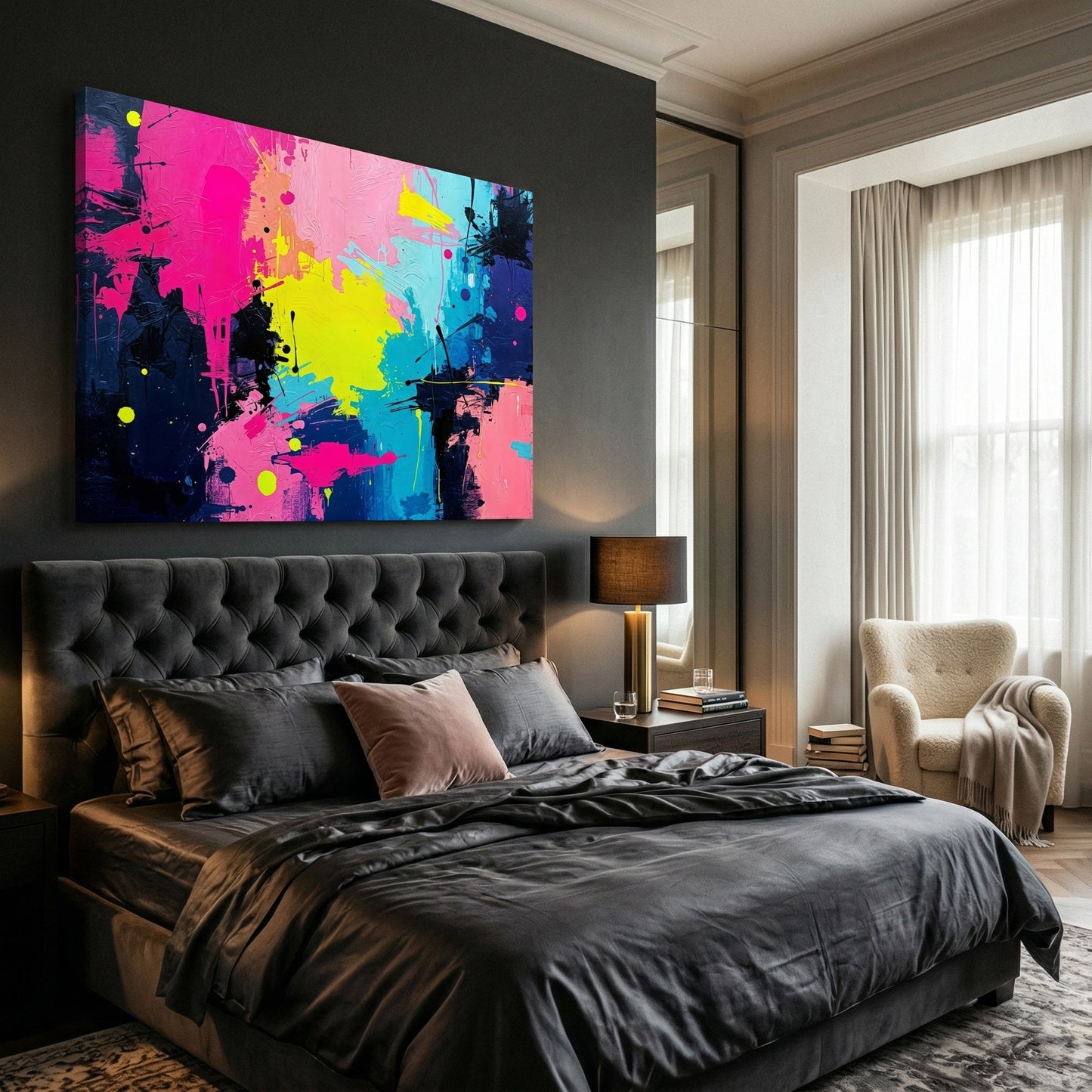 The night paint spilled