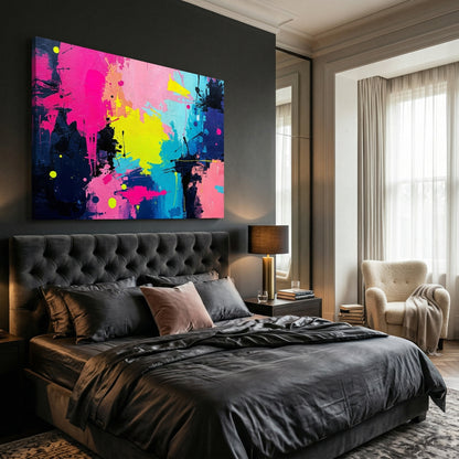 The night paint spilled