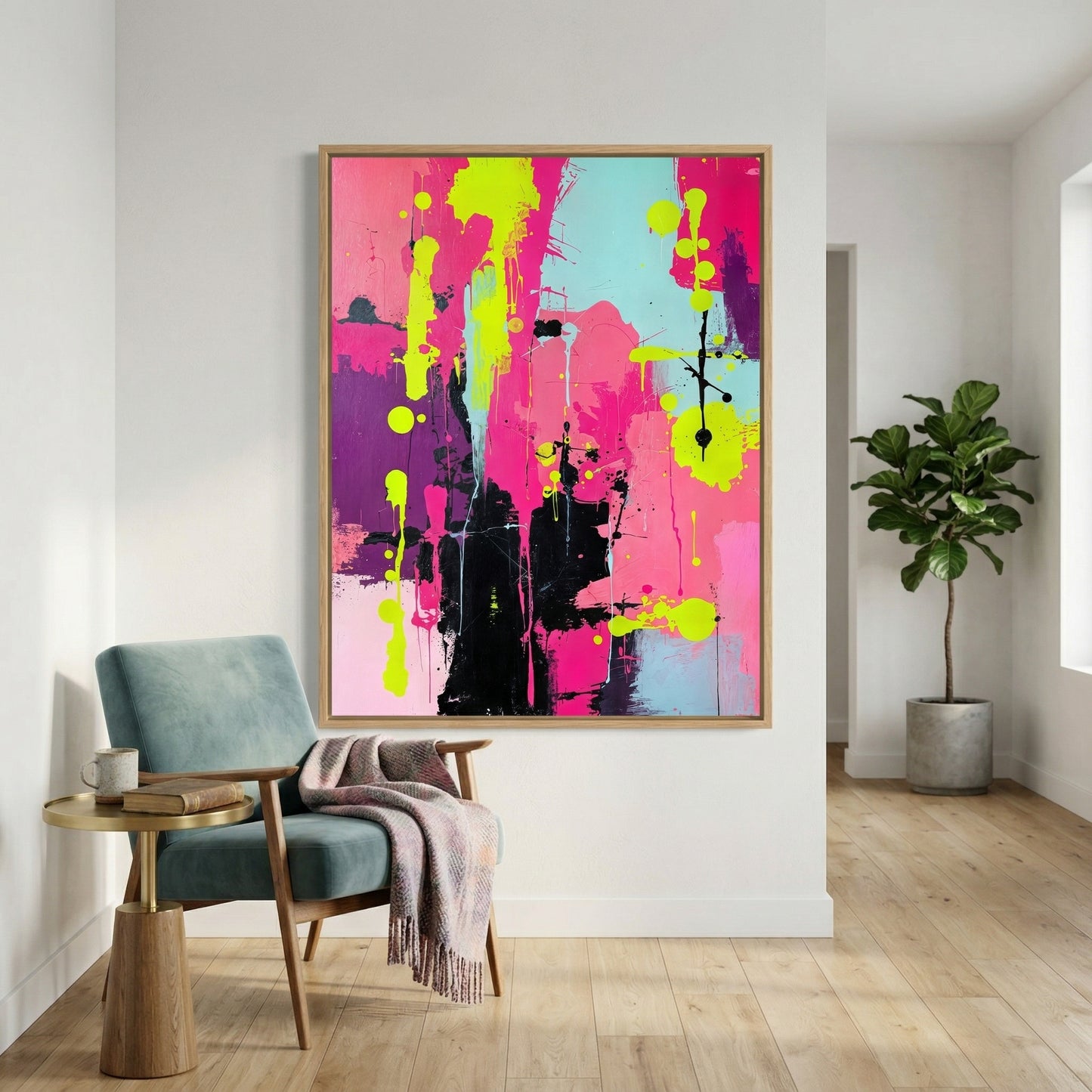 Melted into pink