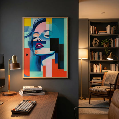 Kamer: Kantoor · Houtkleurige baklijst