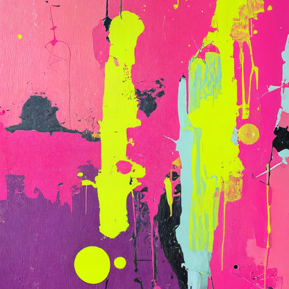 Links boven — Melted into pink
