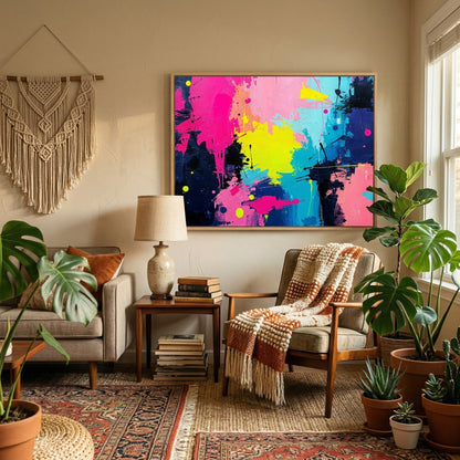 The night paint spilled