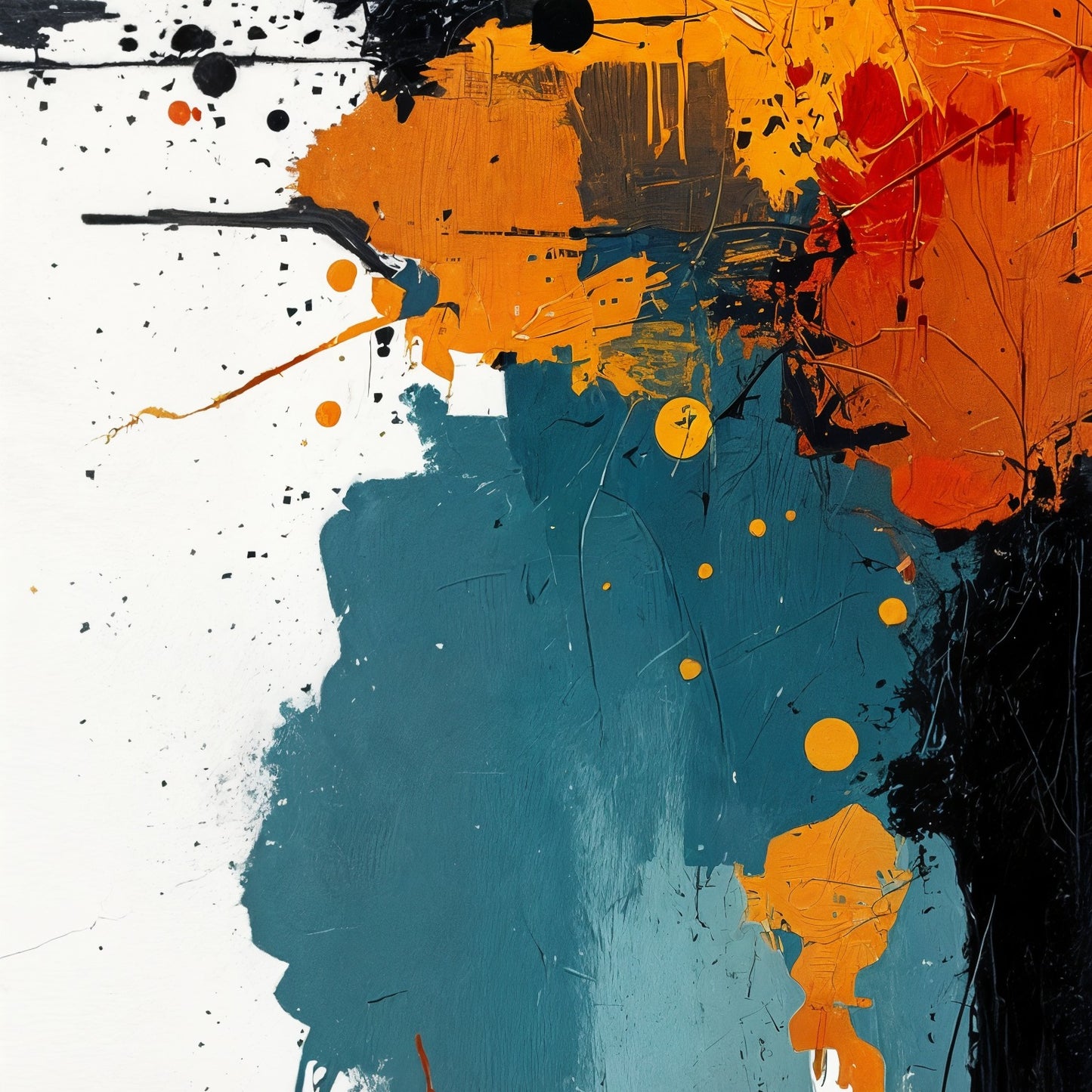 Links onder — Volt in orange
