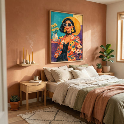 Kamer: Slaapkamer · Houtkleurige baklijst