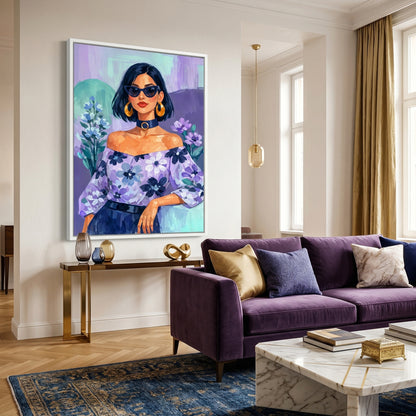 Kamer: Woonkamer luxe · Witte baklijst