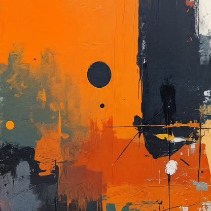 Links boven — When orange bleeds into quiet