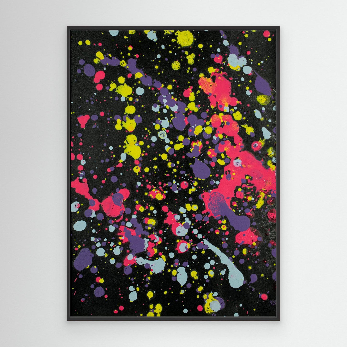 Colorful splashes