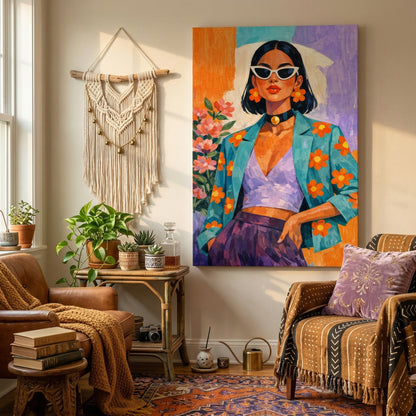 Kamer: Woonkamer bohemian · Geen lijst