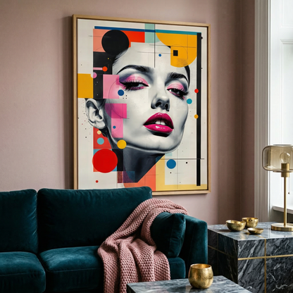 Kamer: Woonkamer luxe · Houtkleurige baklijst