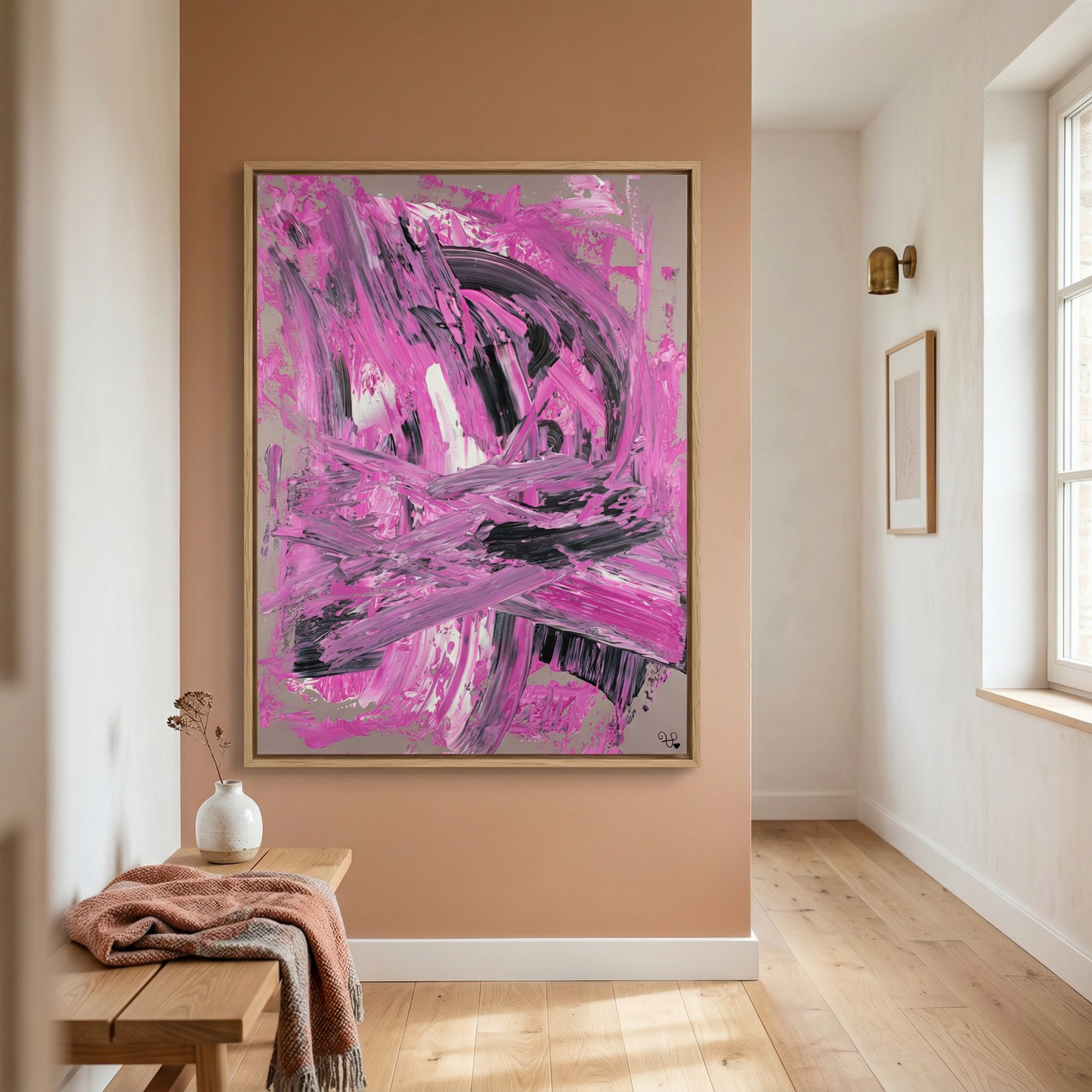 Kamer: Gang · Houtkleurige baklijst