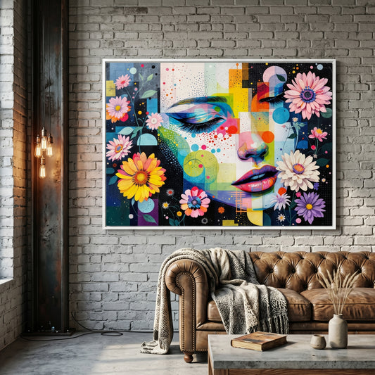 Kamer — Face glitch with daisies