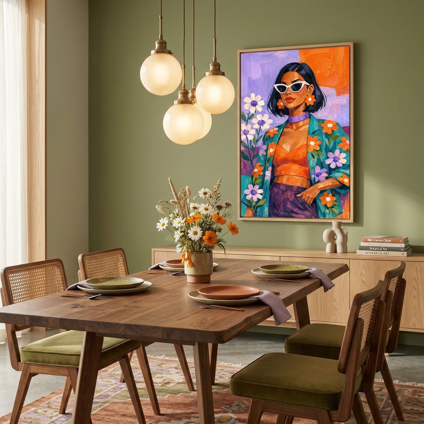 Kamer: Eetkamer · Houtkleurige baklijst