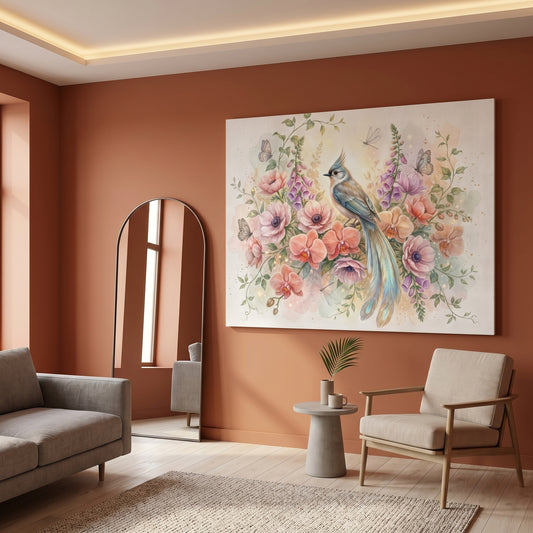 Kamer — At dawn, the blue bird chose the orchids