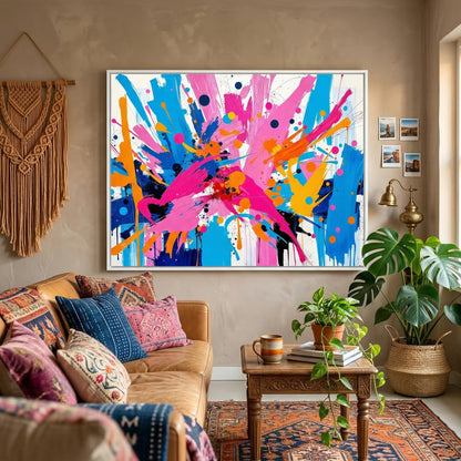 Kamer: Woonkamer bohemian · Witte baklijst