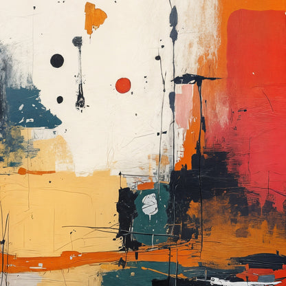 Rechts boven — When orange bleeds into quiet