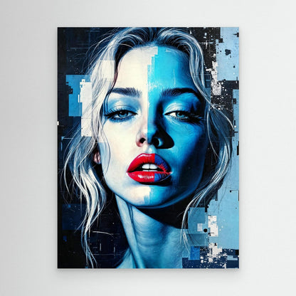 Cold paint, lacquer lips