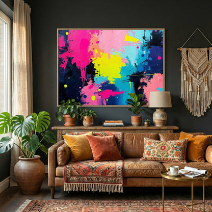 The night paint spilled