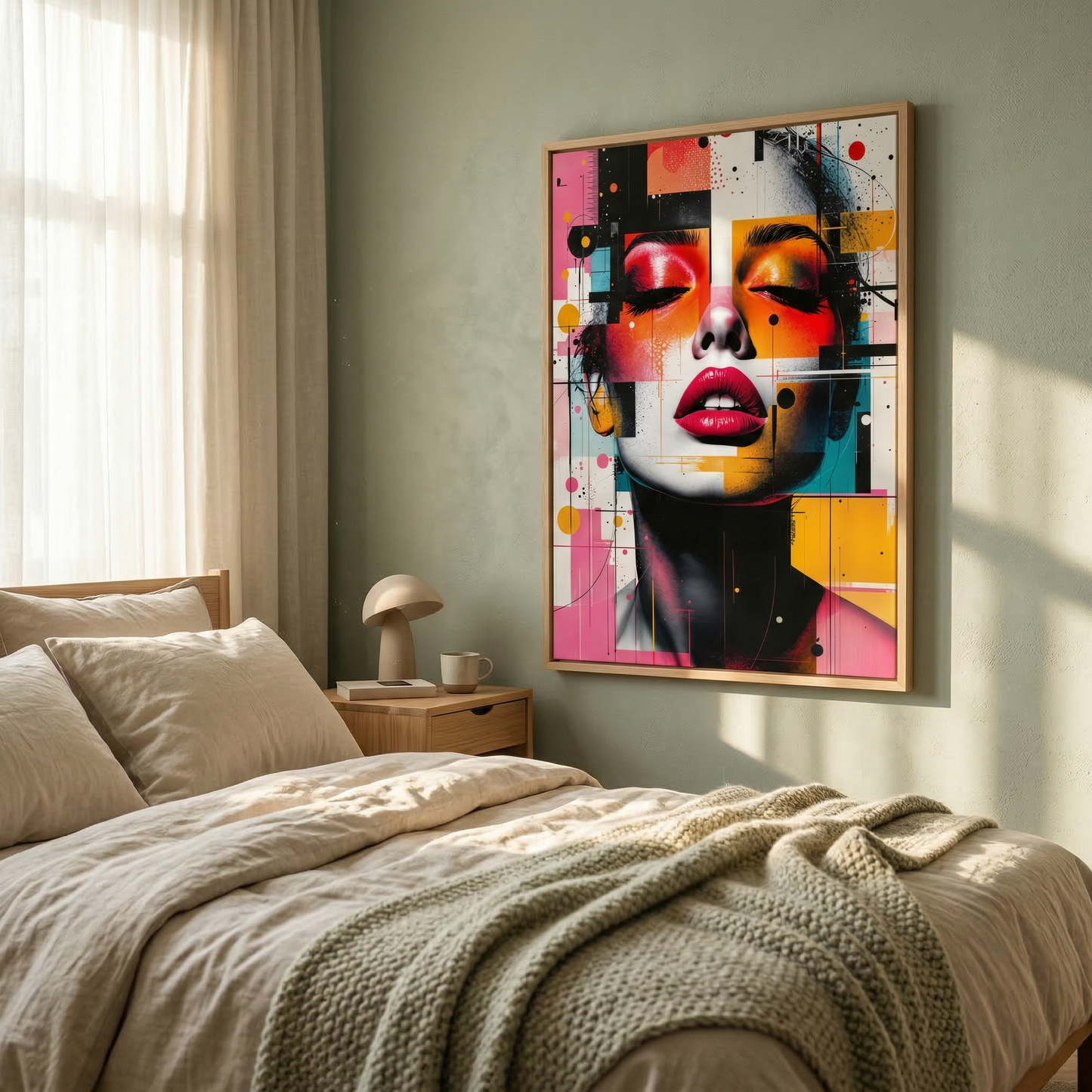 Kamer: Slaapkamer · Houtkleurige baklijst
