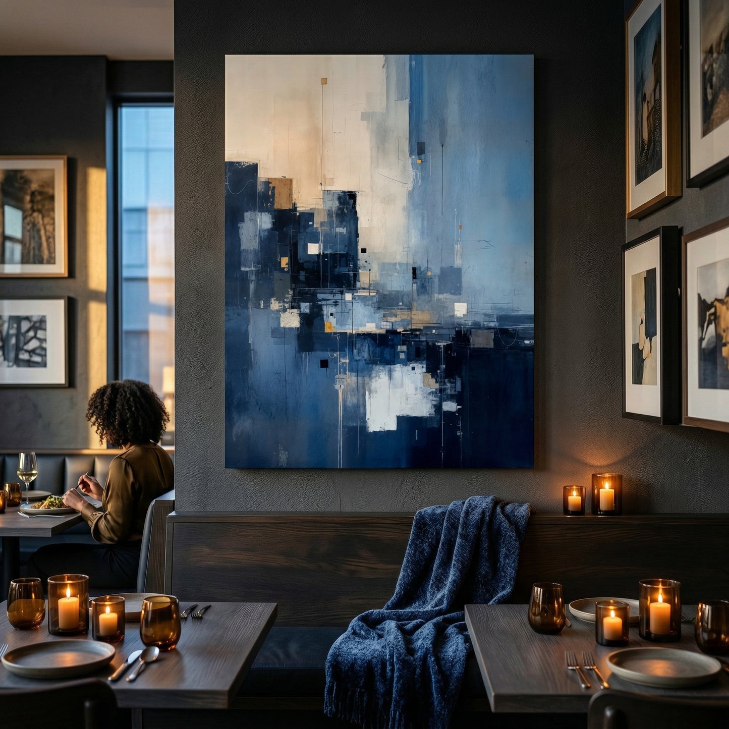 Kamer — Blue grid