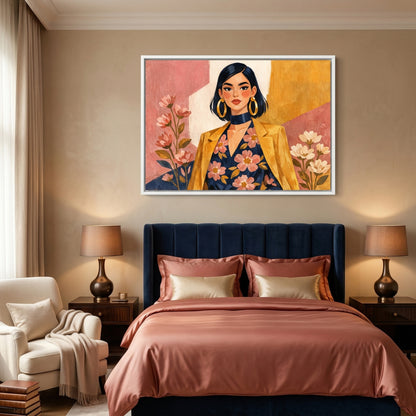 Kamer: Slaapkamer luxe · Witte baklijst