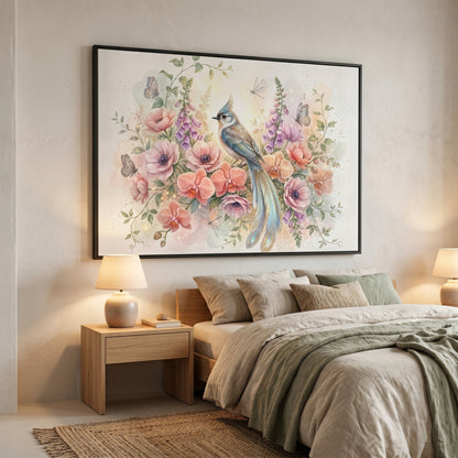 Kamer — At dawn, the blue bird chose the orchids