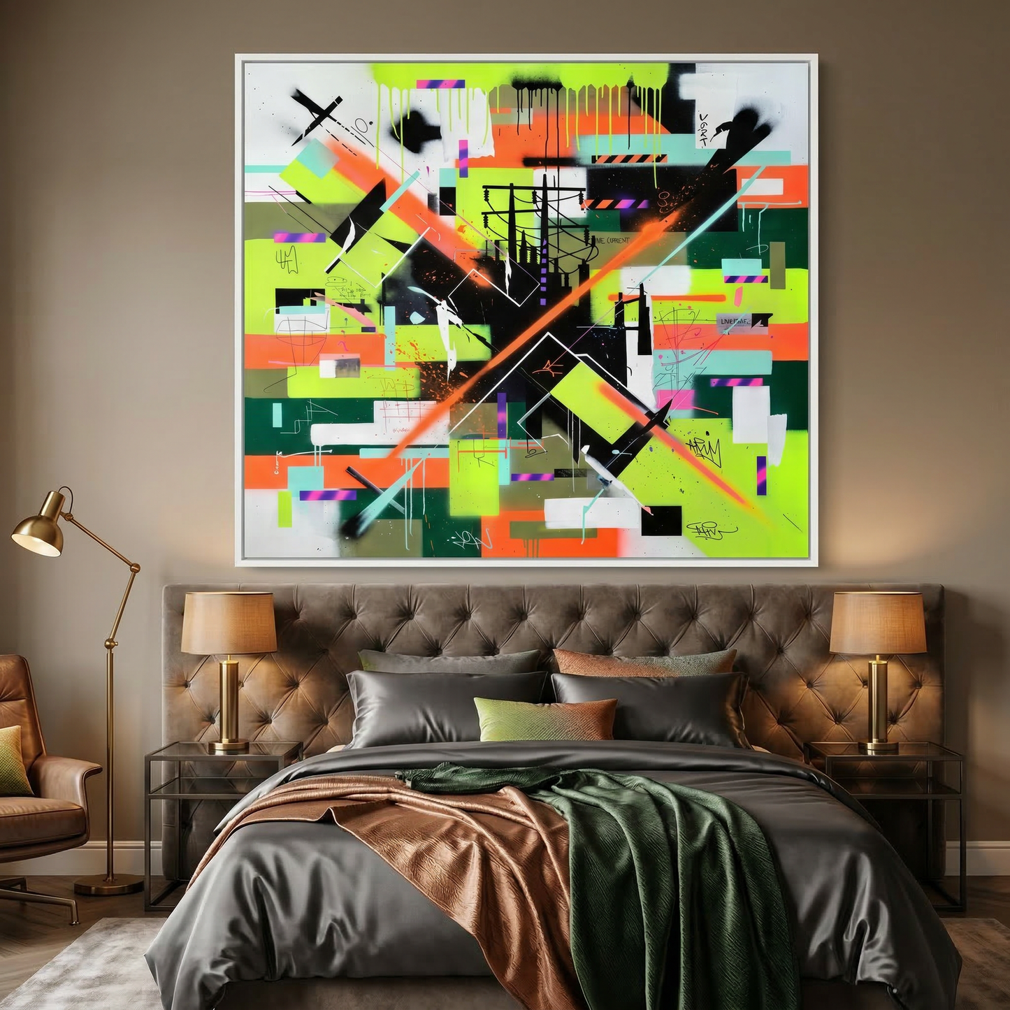 Kamer: Slaapkamer luxe · Witte baklijst