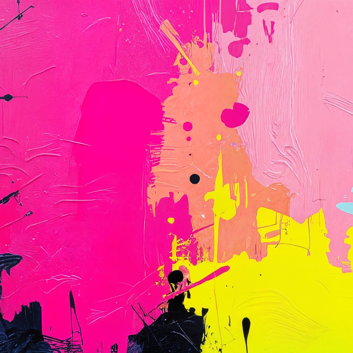 Links boven — The night paint spilled