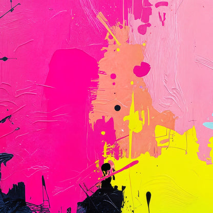 Links boven — The night paint spilled