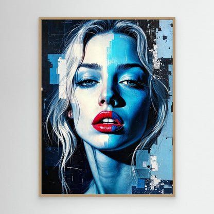Cold paint, lacquer lips