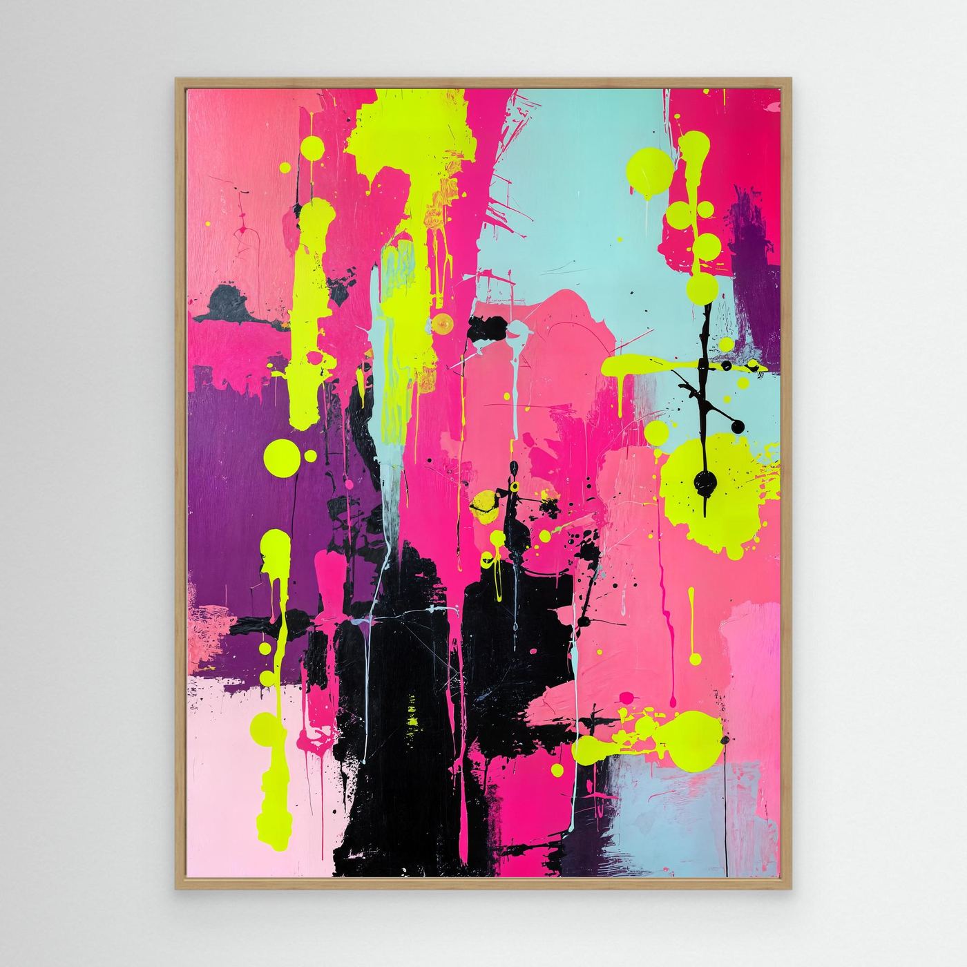 Melted into pink