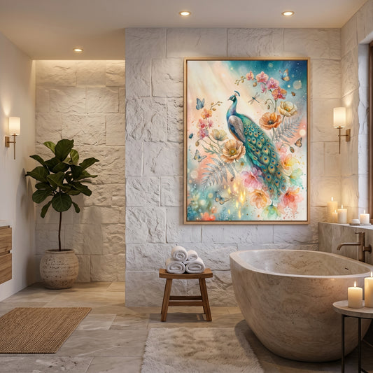 Kamer — Peacock in pastels