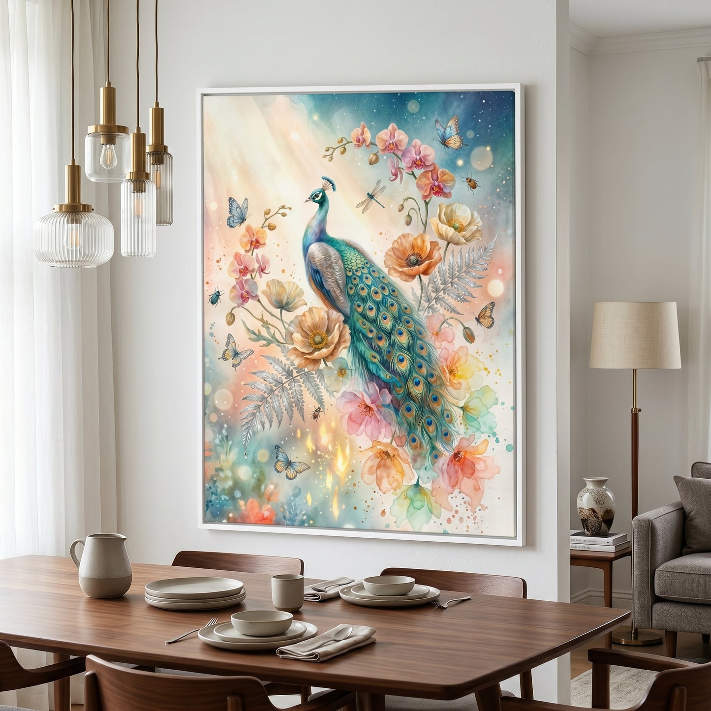 Kamer — Peacock in pastels