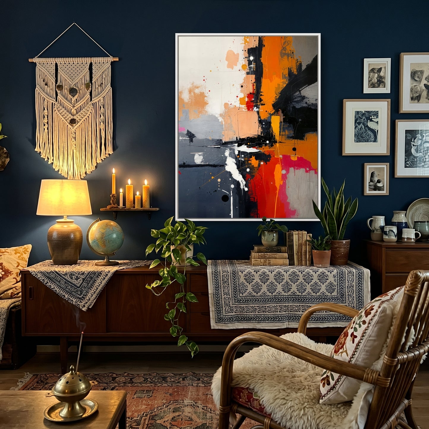 Kamer — Where the wall catches fire at noon