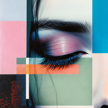 Links boven — The moment she became pixelated