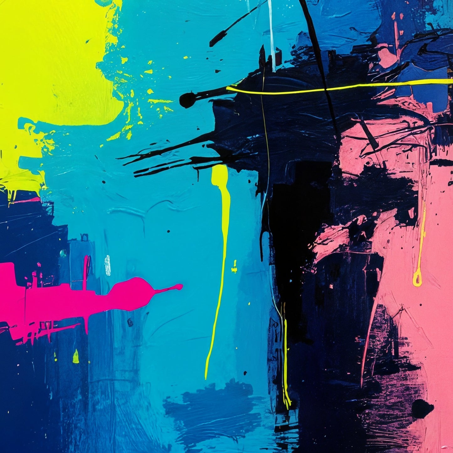Rechts onder — The night paint spilled