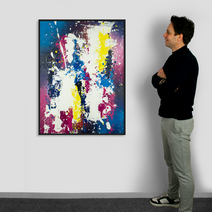 Canvas print: Stellar Burst (portrait)