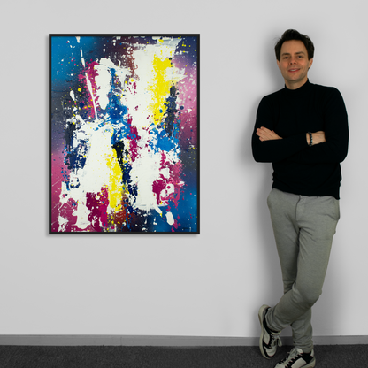 Canvas print: Stellar Burst (portrait)