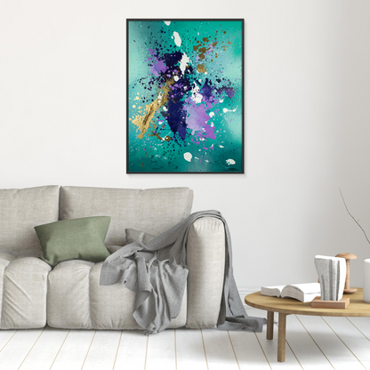 Canvas print: Golden Flight (portrait)