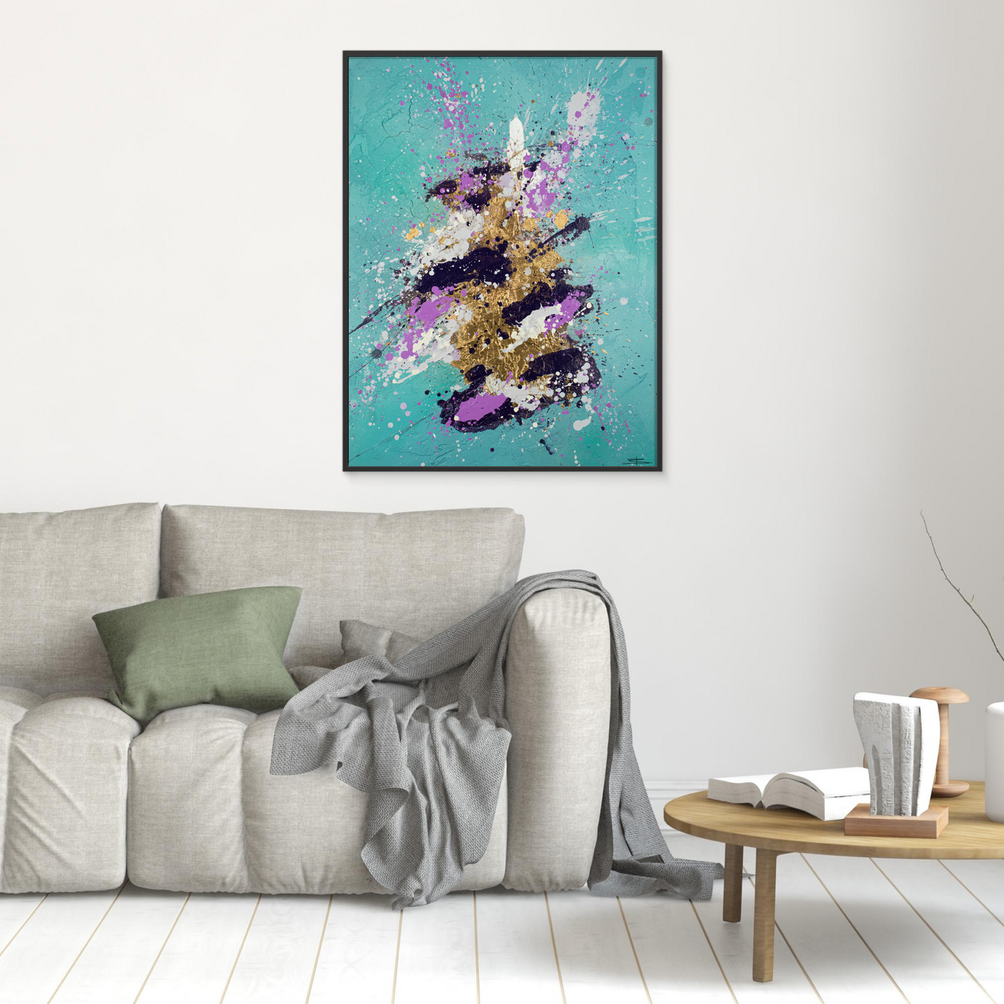 Canvas print: Celestial Whispers (portrait)