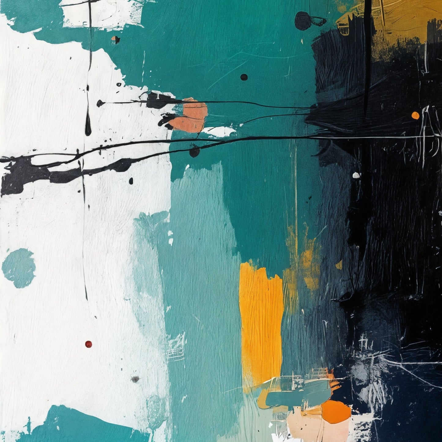 Links onder — Molten textures