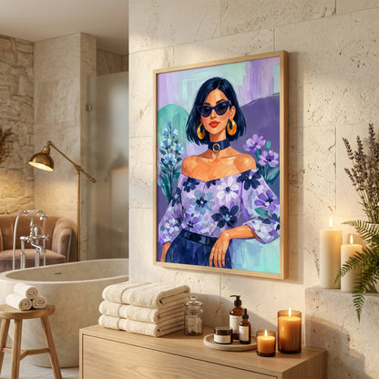Kamer: Badkamer · Houtkleurige baklijst