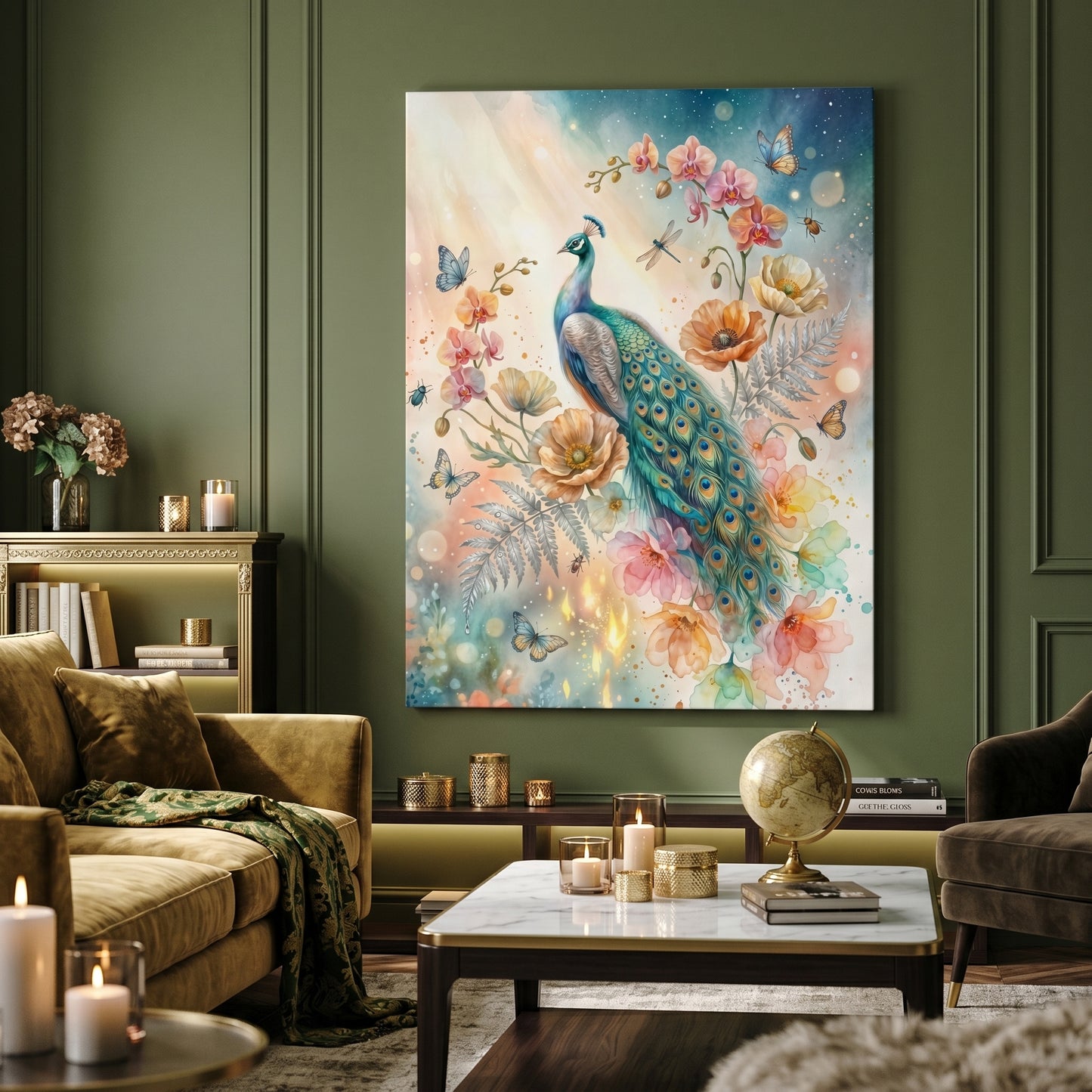 Kamer — Peacock in pastels