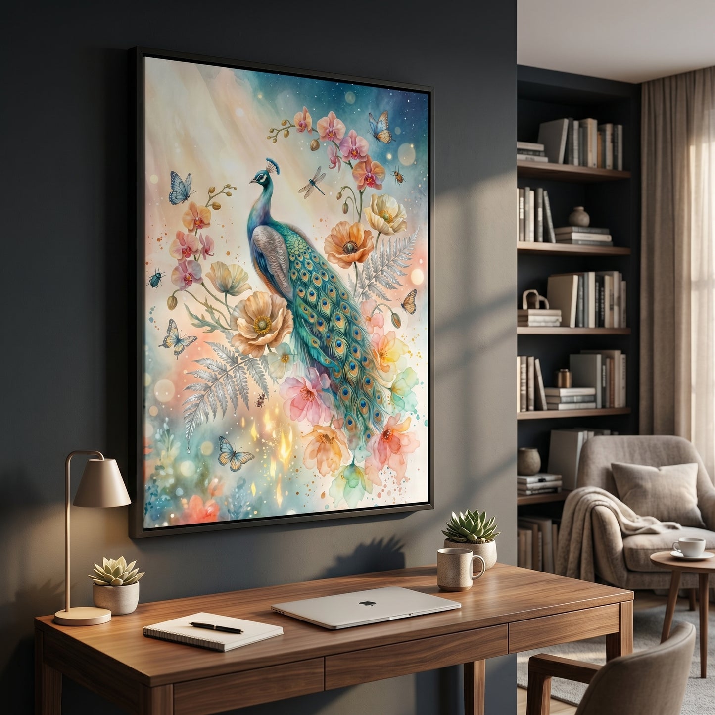 Kamer — Peacock in pastels