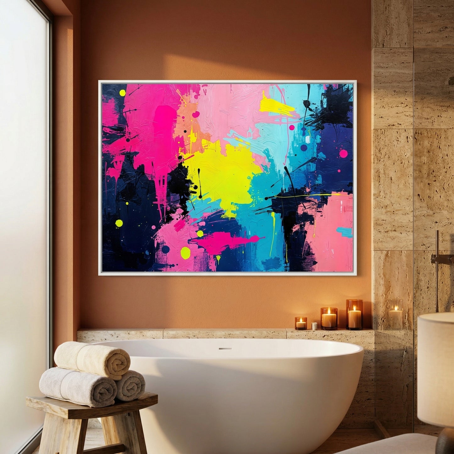 The night paint spilled