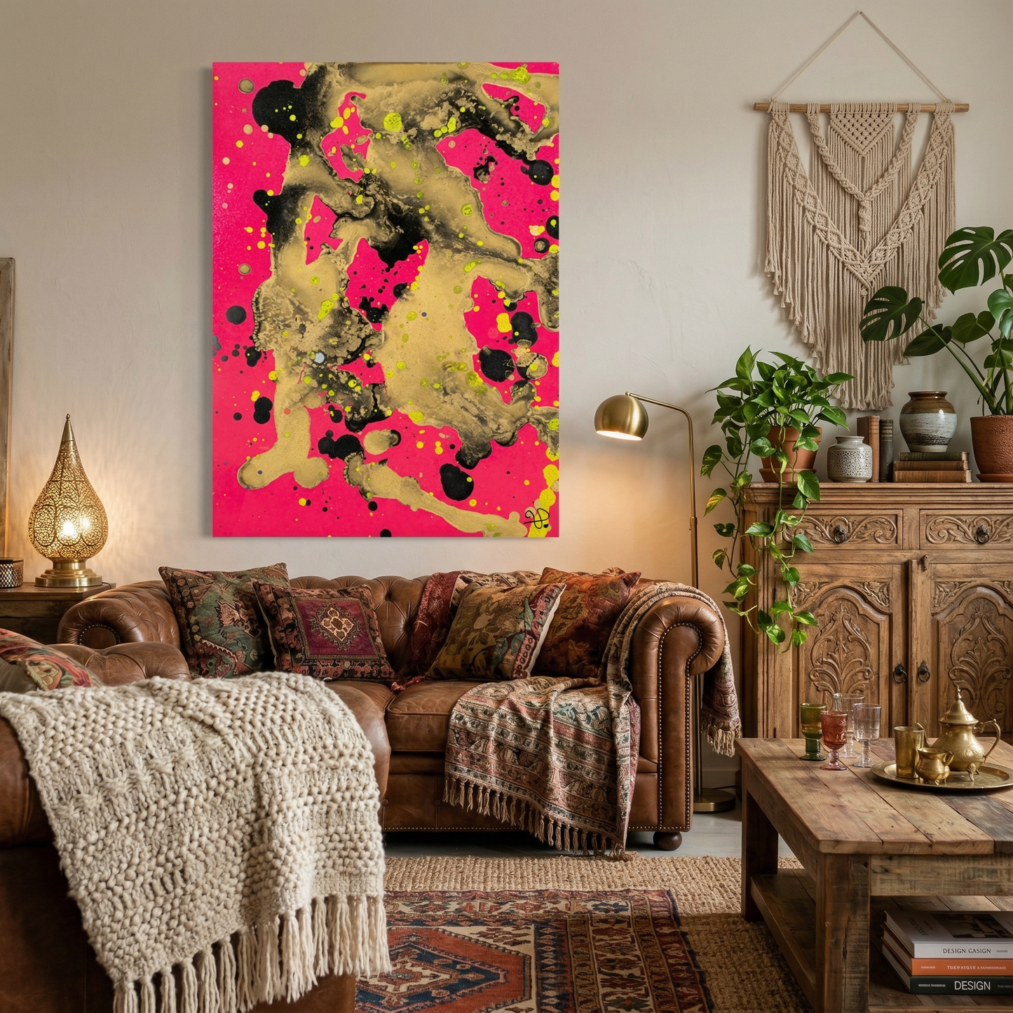 Kamer: Woonkamer bohemian · Geen lijst